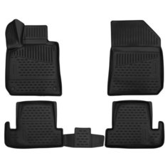 Коврики 3D в салон PEUGEOT 308, 2014->, 4 шт. (полиуретан) Element