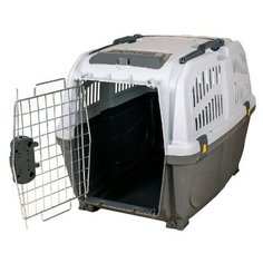 MPS переноска SKUDO 4 68х48х51h см с металлической дверцей с замком серая