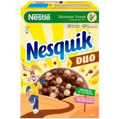 Готовый завтрак Nesquik DUO шоколадные шарики, коробка, 375 г