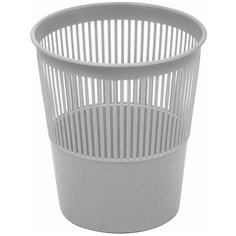 Корзина BRAUBERG 237001/237002, 9 л серый