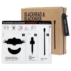 Wish Formula очищающий комплекс против черных точек Blackhead & Blackmask Home Spa Kit, 3.6 мл, 10 шт.