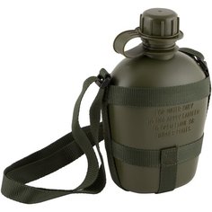 Фляга ECOS CF-45 с плечевым ремнем, 1 л хаки