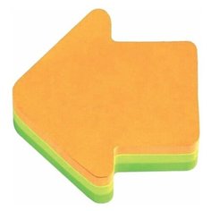 Post-it Блоки самоклеящийся Original Стрелка 7х7 cм, фигурные, 3 шт по 75 л (2007A) оранжевый/зеленый