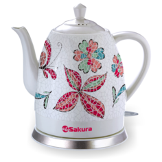 Чайник электр SA-2031SF (1.5) керам кам цветок Sakura