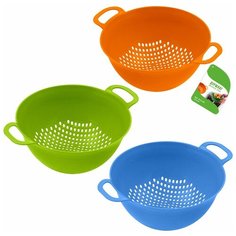 Дуршлаг D14см 3цв. МультиДом