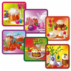 Прихватка "Пасха Фото графика", 17х17см МультиДом