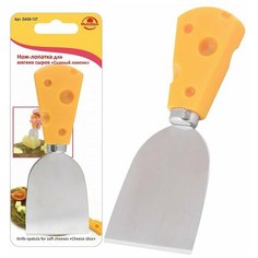 Нож-лопатка для мягких сыров "Сырный ломтик" МультиДом
