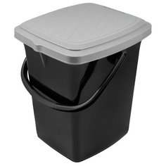 Plast Team Ящик-табурет PT9082 39.5х34х31.5 см черный