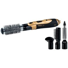 Фен-щетка Scarlett SC-HAS73I05, черный/золотистый