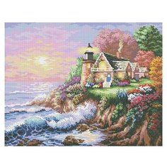 Алмазная мозаика Белоснежка 274-ST-S Шумный берег