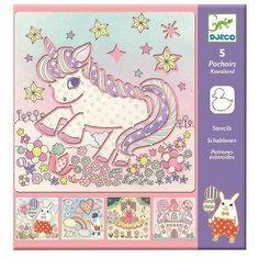 Набор трафаретов Djeco "Сказочный мир" (08862)