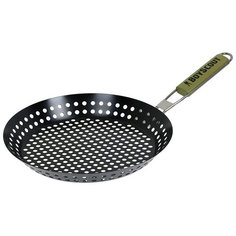 Решетка-гриль для морепродуктов И овощей круглая 30*30*3 СМ антипригарн. "BOYSCOUT" 61261
