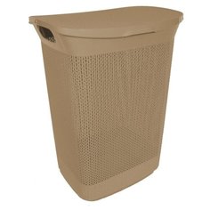 BranQ Корзина для белья Ajur 50 л кофейный