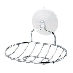 МЫЛЬНИЦА НА ПРИСОСКЕ ОВАЛЬНАЯ ХРОМ. "РЫЖИЙ КОТ" W2732