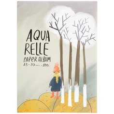 Альбом для акварели Kroyter Друзья А3 20 листов 180 г/кв.м Кройтер