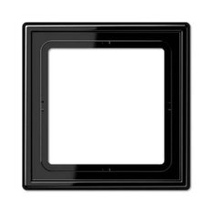 Рамка 1-постовая Jung LS 990 черная LS981SW