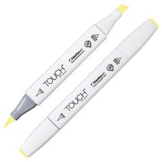 Маркер TOUCH BRUSH двухсторонний на спирт.основе цв.164 желтый анис