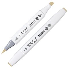 Маркер TOUCH BRUSH двухсторонний на спирт.основе цв.223 желтый соломенный