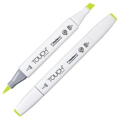 Маркер TOUCH BRUSH двухсторонний на спирт.основе цв.048 желто-зеленый