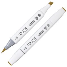 Маркер TOUCH BRUSH двухсторонний на спирт.основе цв.100 грецкий орех