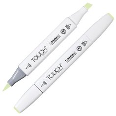Маркер TOUCH BRUSH двухсторонний на спирт.основе цв.174 зеленый весенний тусклый