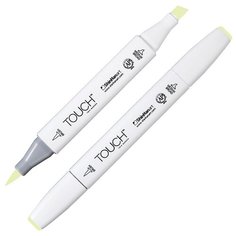 Маркер TOUCH BRUSH двухсторонний на спирт.основе цв.166 беловато-зеленый