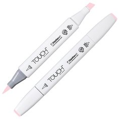 Маркер TOUCH BRUSH двухсторонний на спирт.основе цв.196 пастельно-розовый бледный