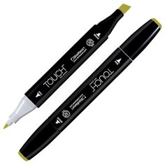 Маркер TOUCH TWIN двухсторонний на спирт.основе цв.224 зеленый оливковый бледный