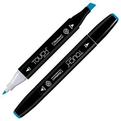 Маркер TOUCH TWIN двухсторонний на спирт.основе цв.261 голубой