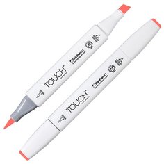 Маркер TOUCH BRUSH двухсторонний на спирт.основе цв.016 розовый коралловый