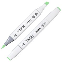 Маркер TOUCH BRUSH двухсторонний на спирт.основе цв.059 зеленый бледный