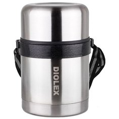Термос для еды Diolex DXF-1000-1, 1л серебристый