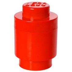 Контейнер LEGO Storage Brick 1 Round (4030) красный