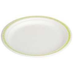 Chinet Тарелки одноразовые бумажные GoodToGo, 17 см, 50 шт., белый