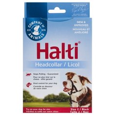 Недоуздок для собак COA "HALTI Headcollar", Size 2, черный, 35-48см (Великобритания)