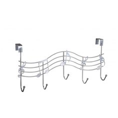 Вешалка на дверь Rosenberg RUS-355012 Ноты, 5 крючков