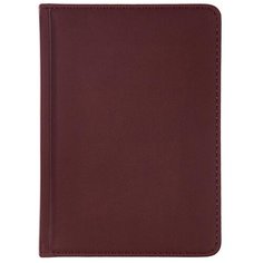 Ежедневник Альт Velvet недатированный, искусственная кожа, А6+, 136 листов, бордовый