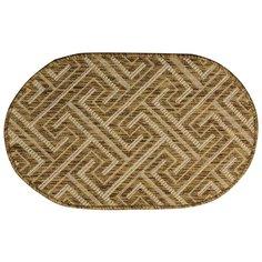 Ковер циновка "ЭКО" 0,8*1,5 М 77012/23 овальный "люберецкие ковры"