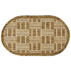 КОВЕР ЦИНОВКА "ЭКО" 1,2*1,7 М 7917/23 ОВАЛЬНЫЙ "ЛЮБЕРЕЦКИЕ КОВРЫ"