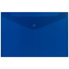 Attache Папка-конверт на кнопке Economy A4 200 мкм, 10 шт синий
