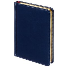 Ежедневник Альт Sidney Nebraska недатированный, А6+, 136 листов, синий