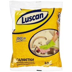 Салфетка хозяйственная Luscan универсальная 1117962, желтый
