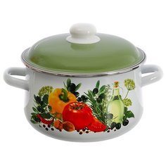 Кастрюля СтальЭмаль 1С46Я, 4 л, Европейская кухня