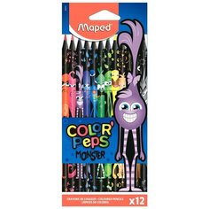 Maped Карандаши цветные ColorPeps Monster 12 цветов (862612)