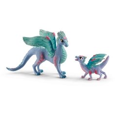 Фигурки Schleich Цветочный дракон с детенышем 70592