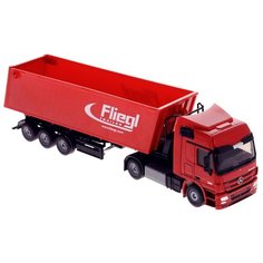 Фура Siku Тягач с кузовом Mercedes-Actros (3537) 1:50, 27 см, красный