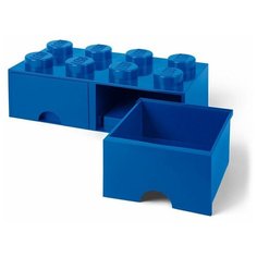 Ящик LEGO для хранения 8 выдвижной Storage brick синий