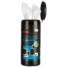 Салфетки Attache Selection Professional в тубе для экранов (50 влажных + 50 сухих)