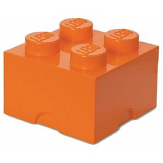 Ящик для хранения LEGO 4 Storage brick оранжевый