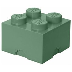 Ящик для хранения LEGO 4 Storage brick песочно-зеленый